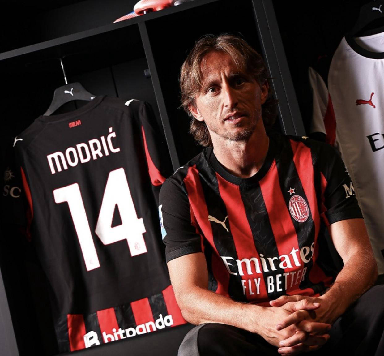 AC米兰正式签约39岁莫德里奇，五位巨星相继离开皇马加盟米兰养老